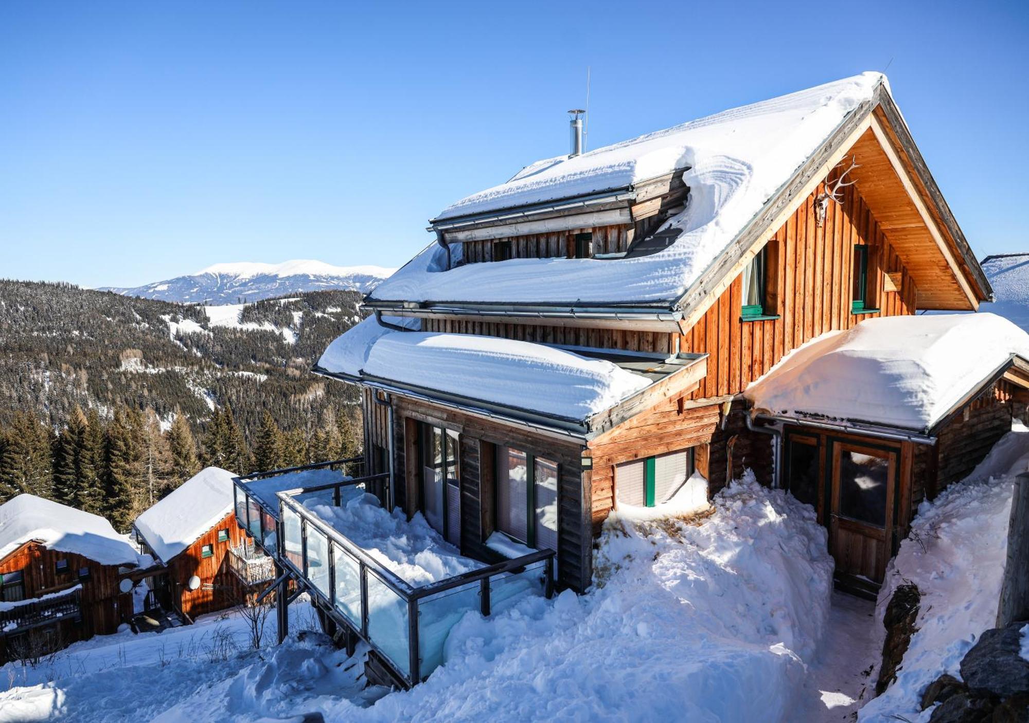 1A Chalet "Wolke" Wandern, Grillen, Wellness Im Traumhaus Wolfsberg Bagian luar foto