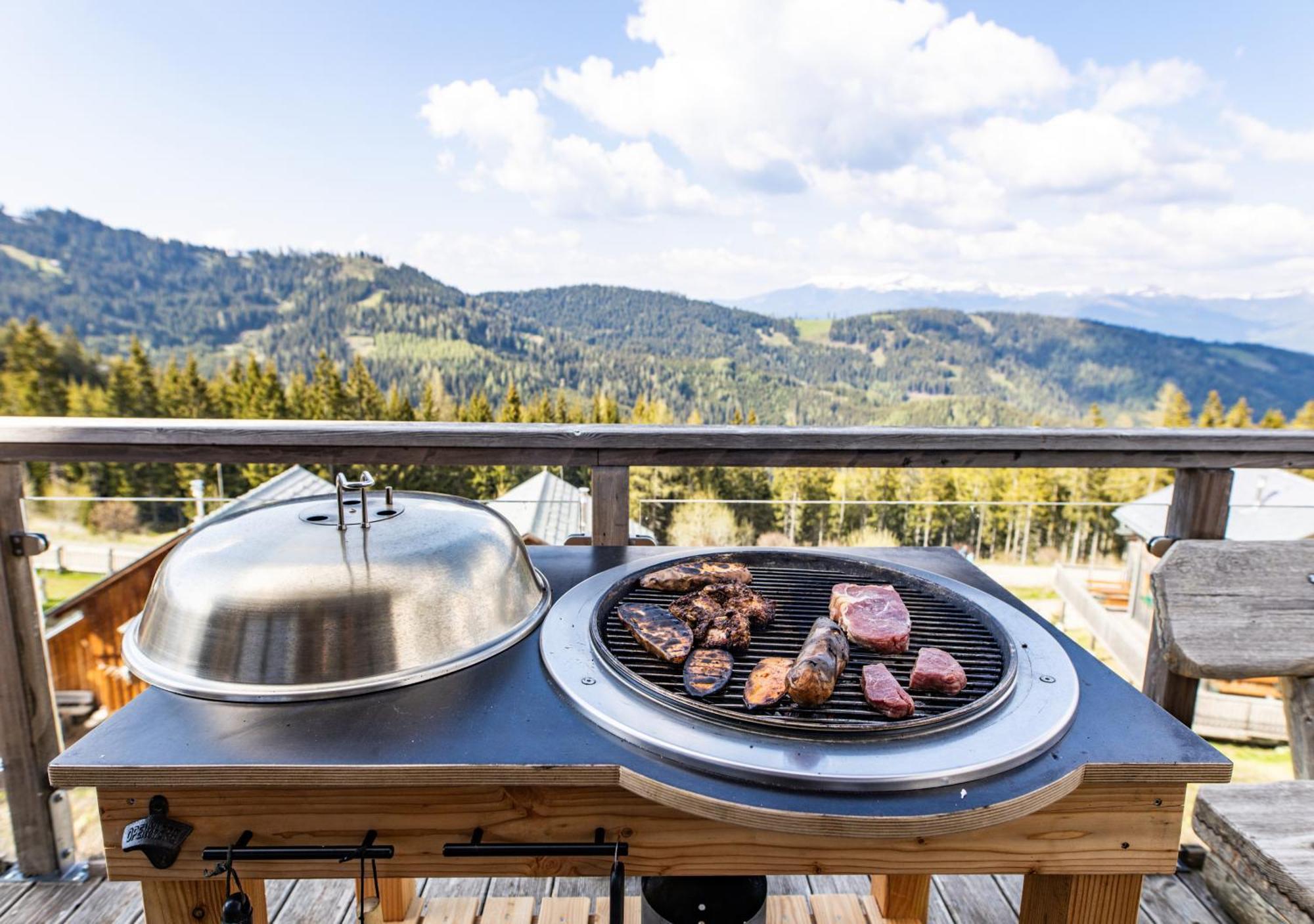 1A Chalet "Wolke" Wandern, Grillen, Wellness Im Traumhaus Wolfsberg Bagian luar foto
