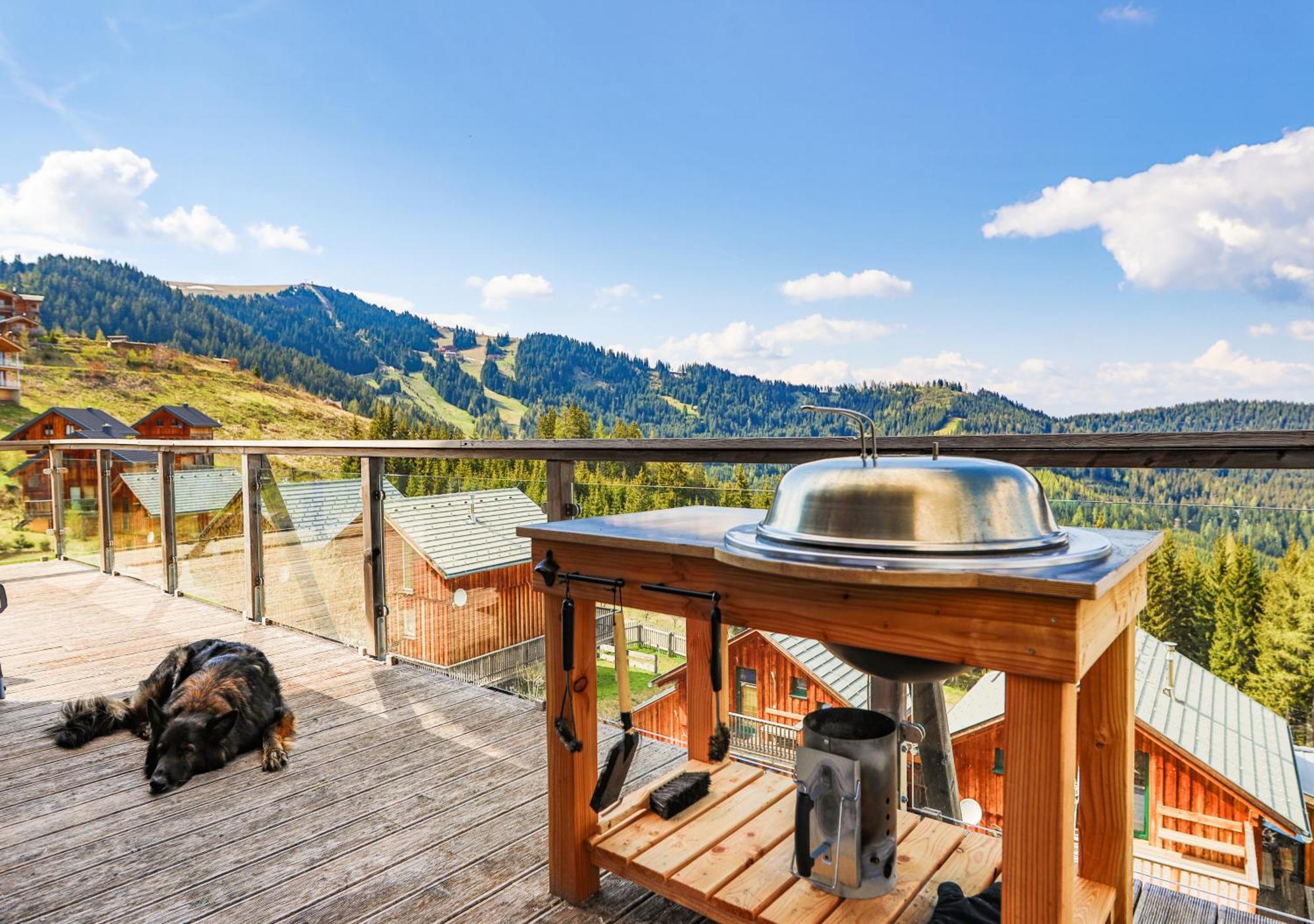 1A Chalet "Wolke" Wandern, Grillen, Wellness Im Traumhaus Wolfsberg Bagian luar foto