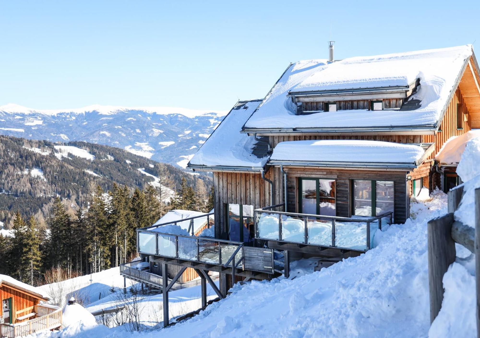 1A Chalet "Wolke" Wandern, Grillen, Wellness Im Traumhaus Wolfsberg Bagian luar foto